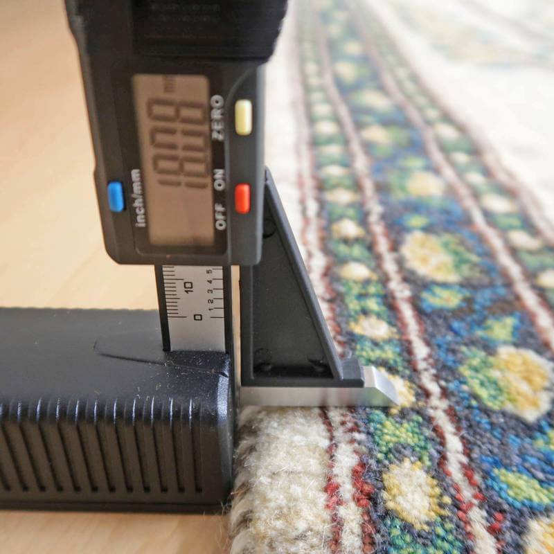 プレミアムギャッベ/ホシナマイ(ルリバフ) 245×157cm(HL-48664)