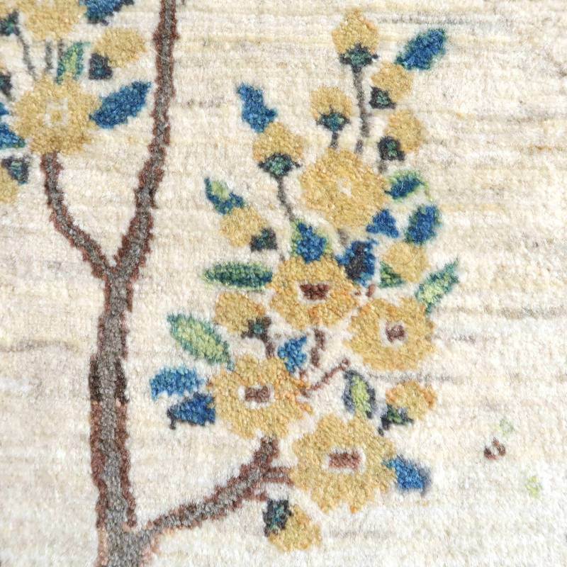 プレミアムギャッベ/ホシナマイ(ルリバフ) 245×157cm(HL-48664)