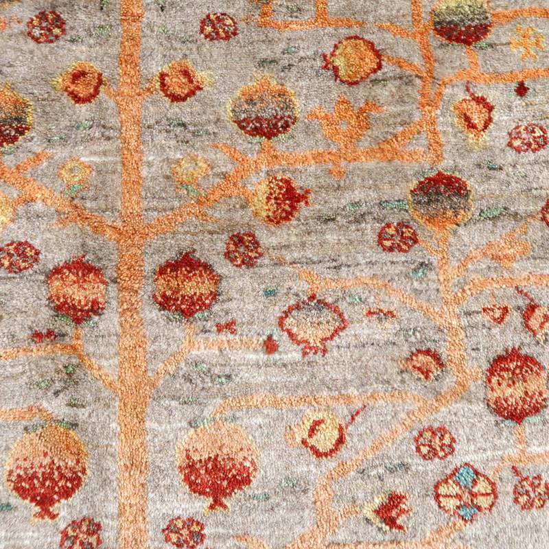 プレミアムギャッベ/ホシナマイ(ルリバフ) 208×143cm(HL-53733)