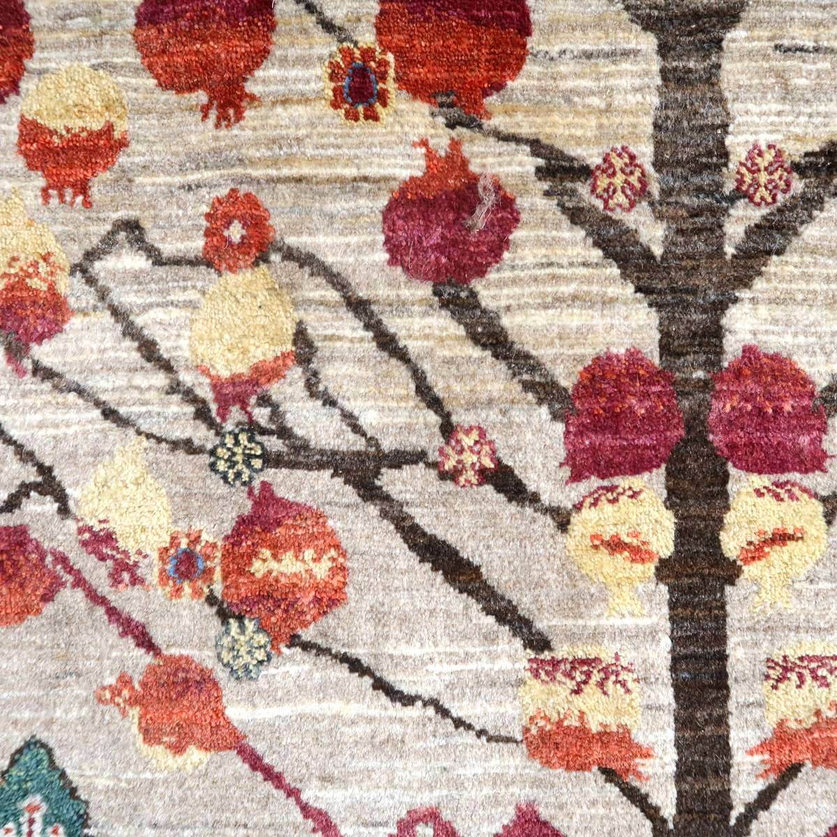 プレミアムギャッベ/ホシナマイ(ルリバフ) 225×151cm(HL-71624)