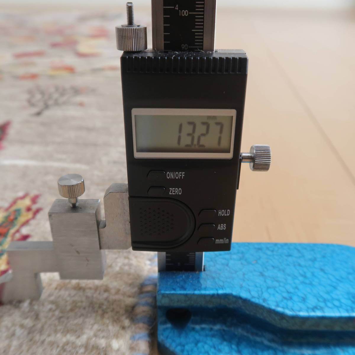 プレミアムギャッベ/ホシナマイ(ルリバフ) 225×151cm(HL-71624)