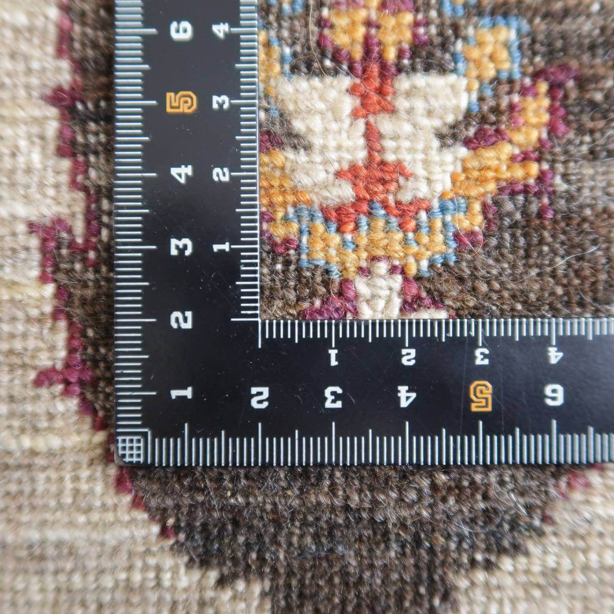 プレミアムギャッベ/ホシナマイ(ルリバフ) 225×151cm(HL-71624)