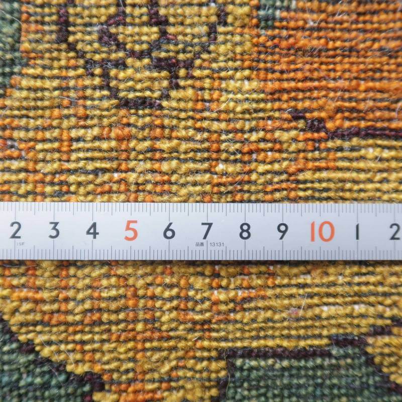 プレミアムギャッベ/ホシナマイ(ルリバフ) 204×154cm(HL-72648)