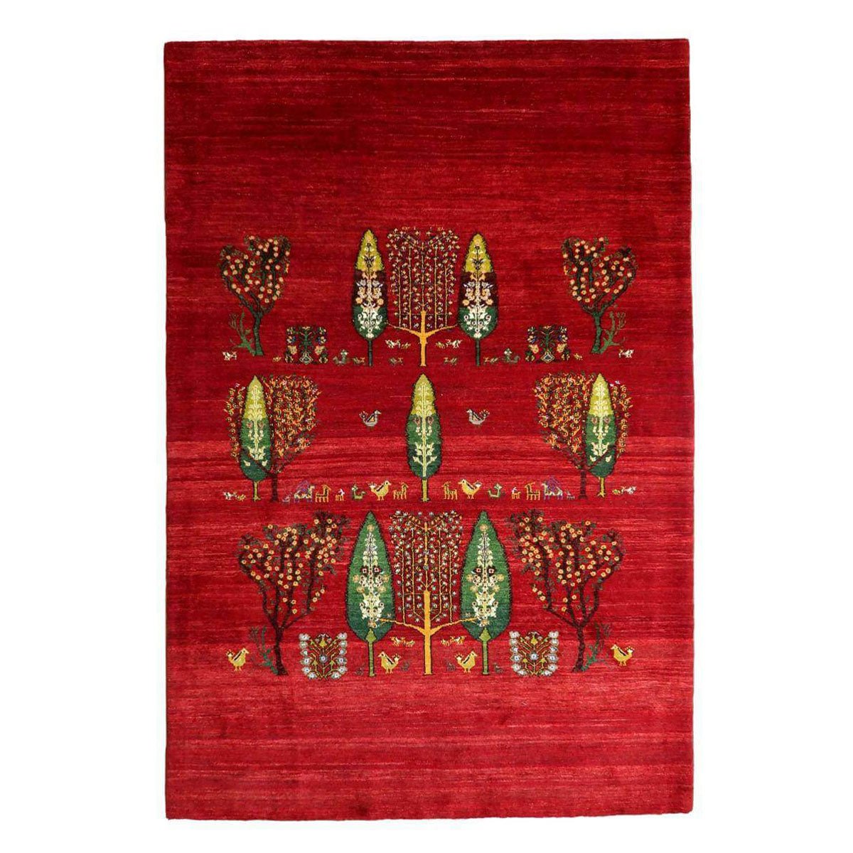 プレミアムギャッベ/ホシナマイ(ルリバフ) 243×167cm(HL-73277)