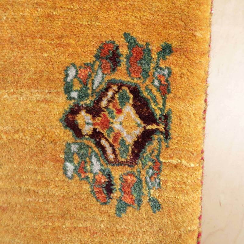 プレミアムギャッベ/ホシナマイ(ルリバフ) 233×143cm(HL-83653)