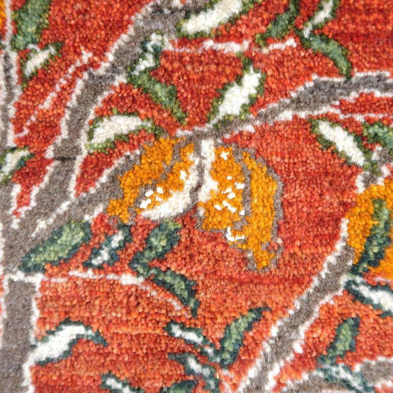 プレミアムギャッベ/ホシナマイ(ルリバフ) 207×151cm(HL-89407)