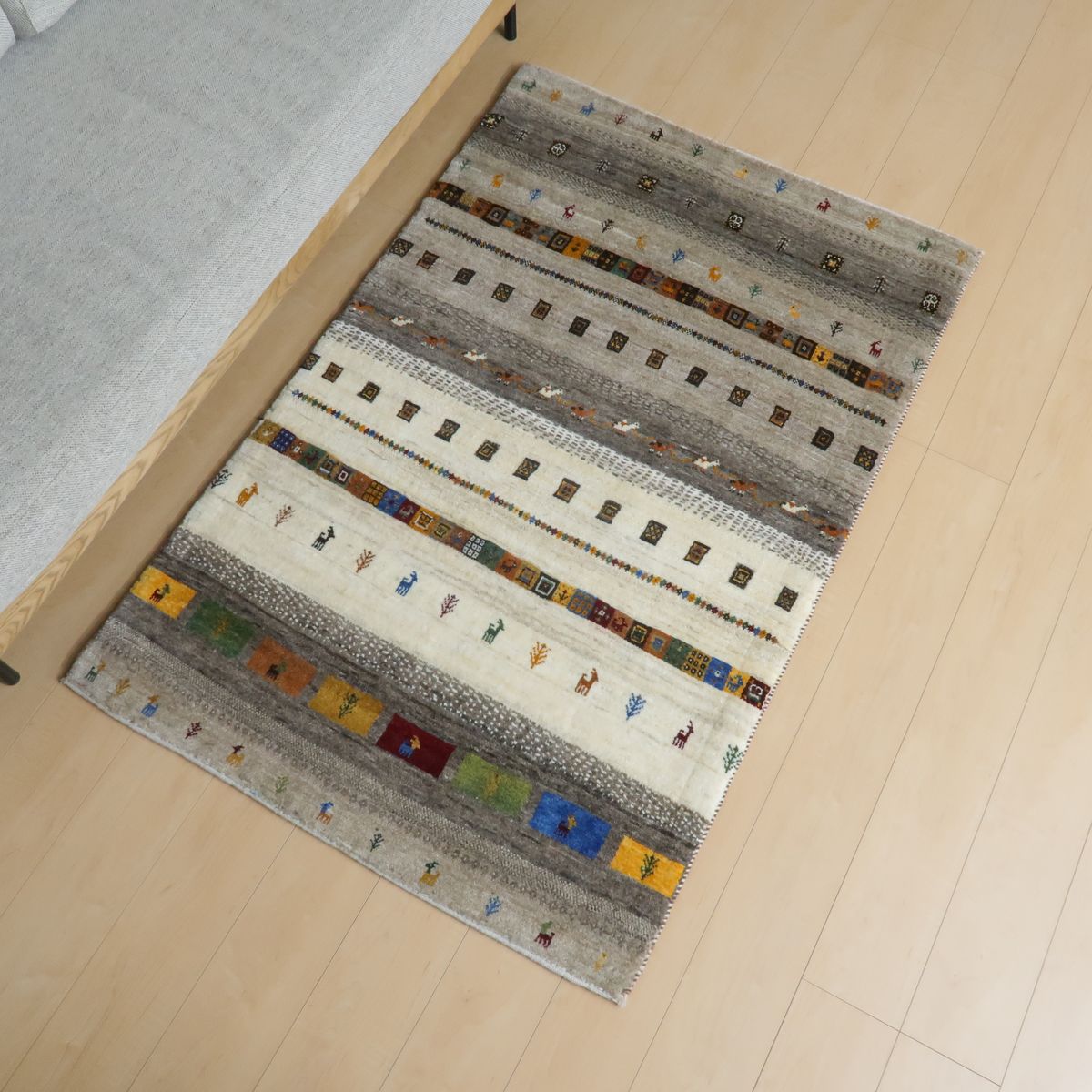ギャッベ(カシュクリ) 153×100cm(HM-11195)