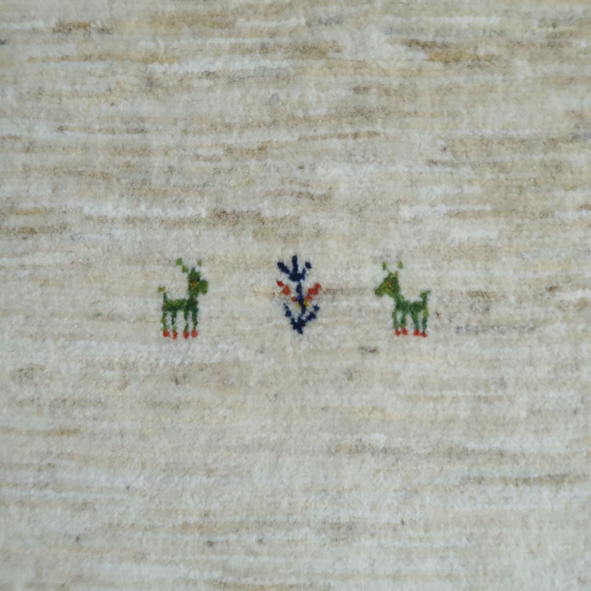 ギャッベ(ルリバフ) 145×114cm(HM-11196)
