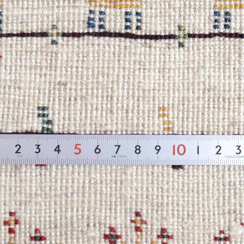 プレミアムギャッベ/ホシナマイ(カシュクリ) 136×90cm(HM-69637)