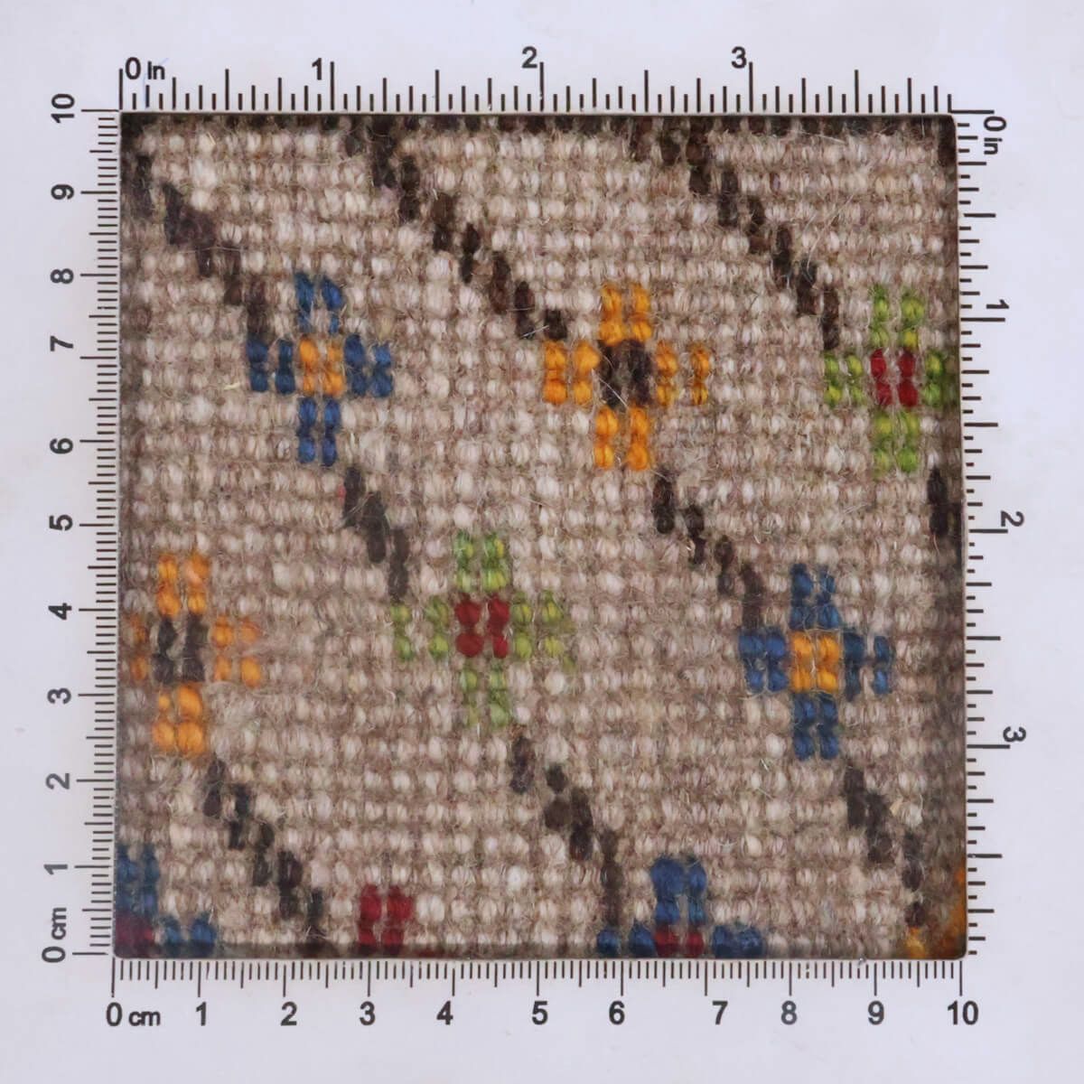 ギャッベ(ギャベ)カシュクリ 94×94cm(HM-70090)