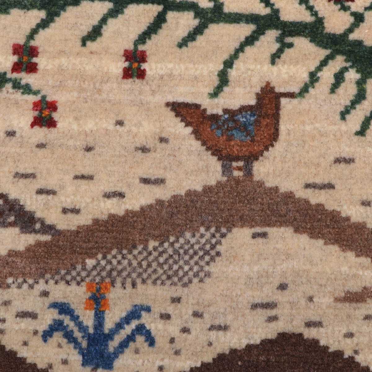 ギャッベ(ギャベ)カシュクリ 93×93cm(HM-70091)