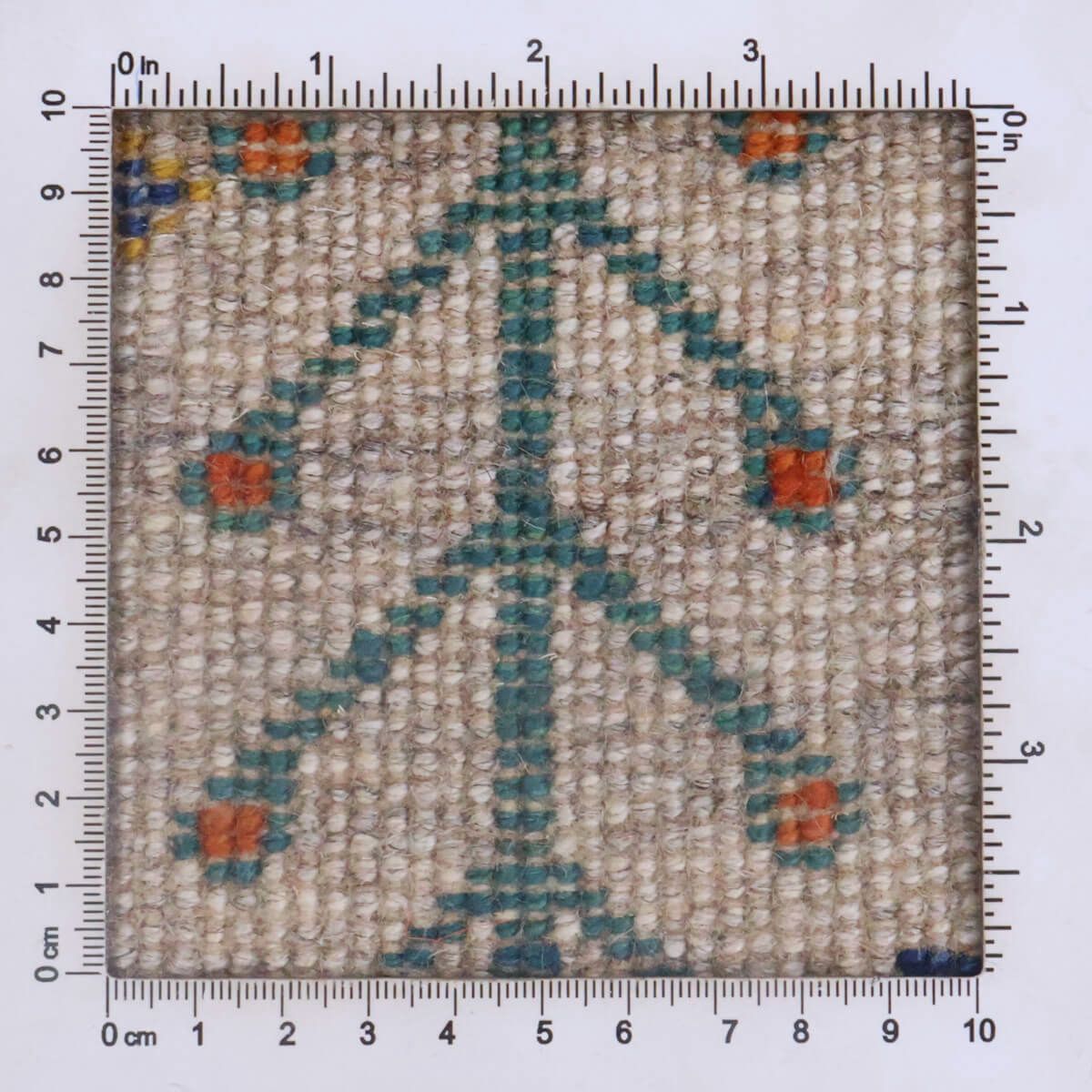 ギャッベ(ギャベ)カシュクリ 96×96cm(HM-70093)