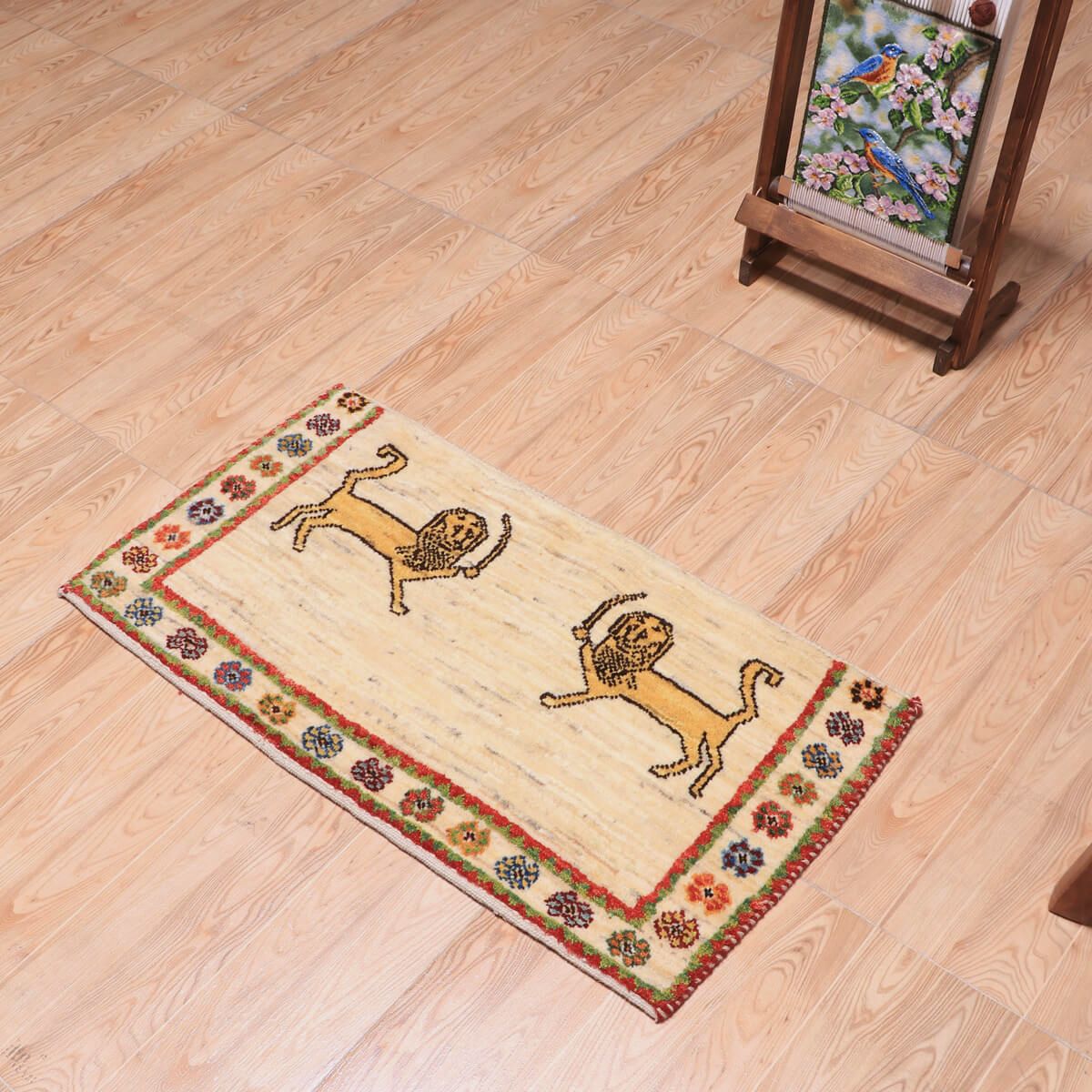 ギャッベ(ギャベ)カシュクリ 130×83cm(HM-70099)