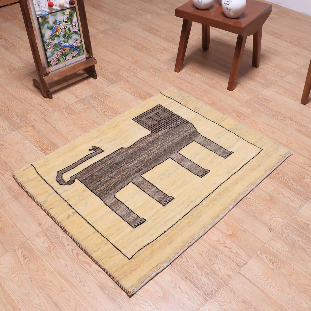 ギャッベ(ギャベ)カシュクリ 148×97cm(HM-70100)