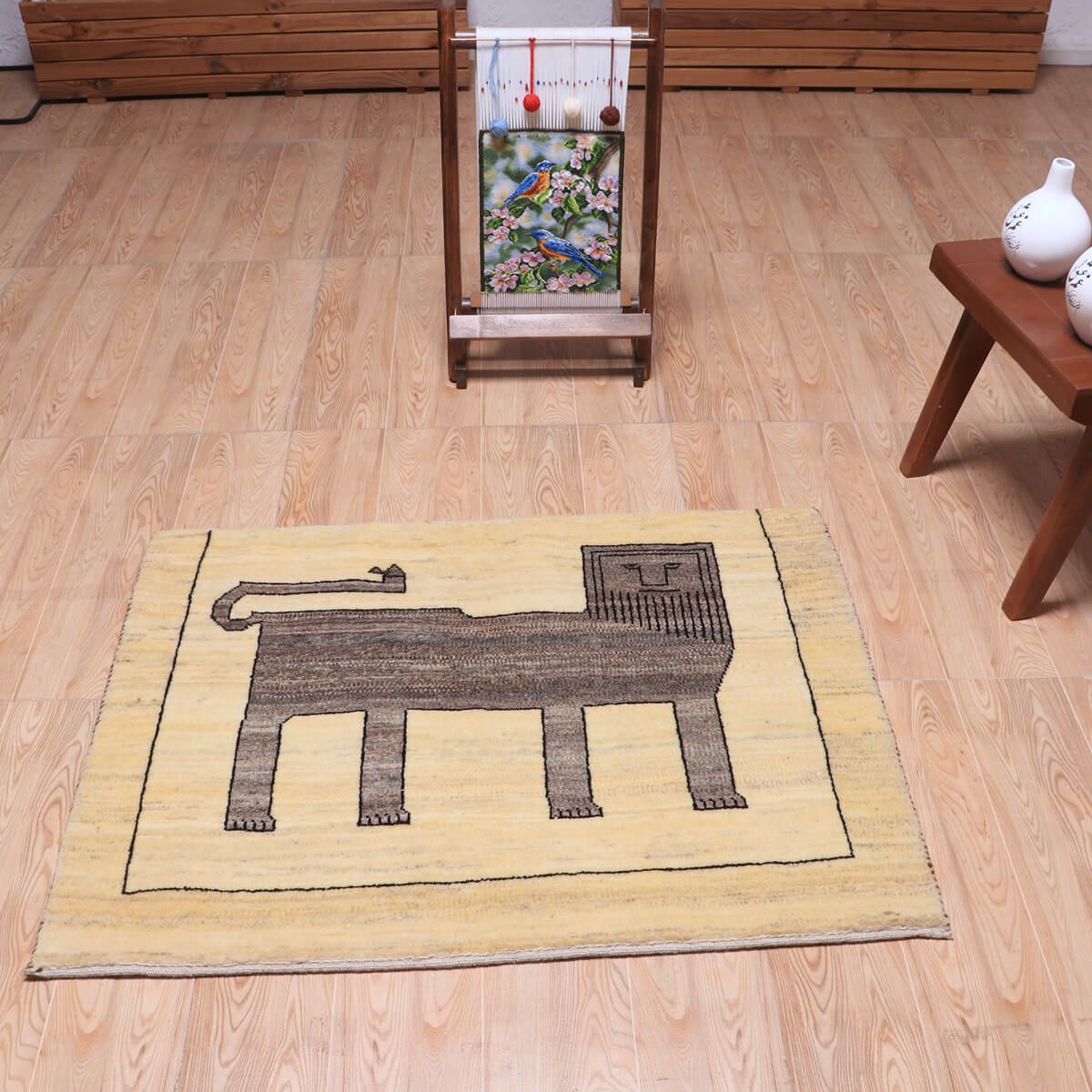 ギャッベ(ギャベ)カシュクリ 148×97cm(HM-70100)