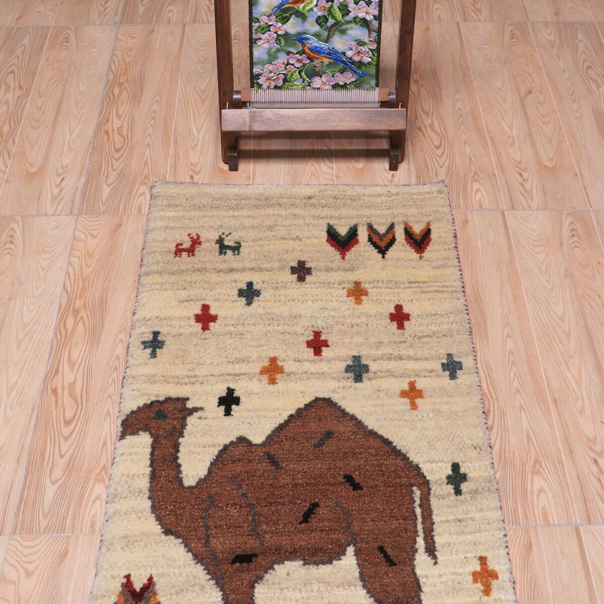 ギャッベ(ギャベ)カシュクリ 153×53cm(HM-70129)