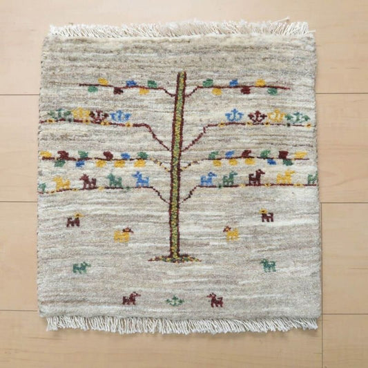 プレミアムギャッベ/ホシナマイ(カシュクリ) 39×38cm(HP-4040-2D6)