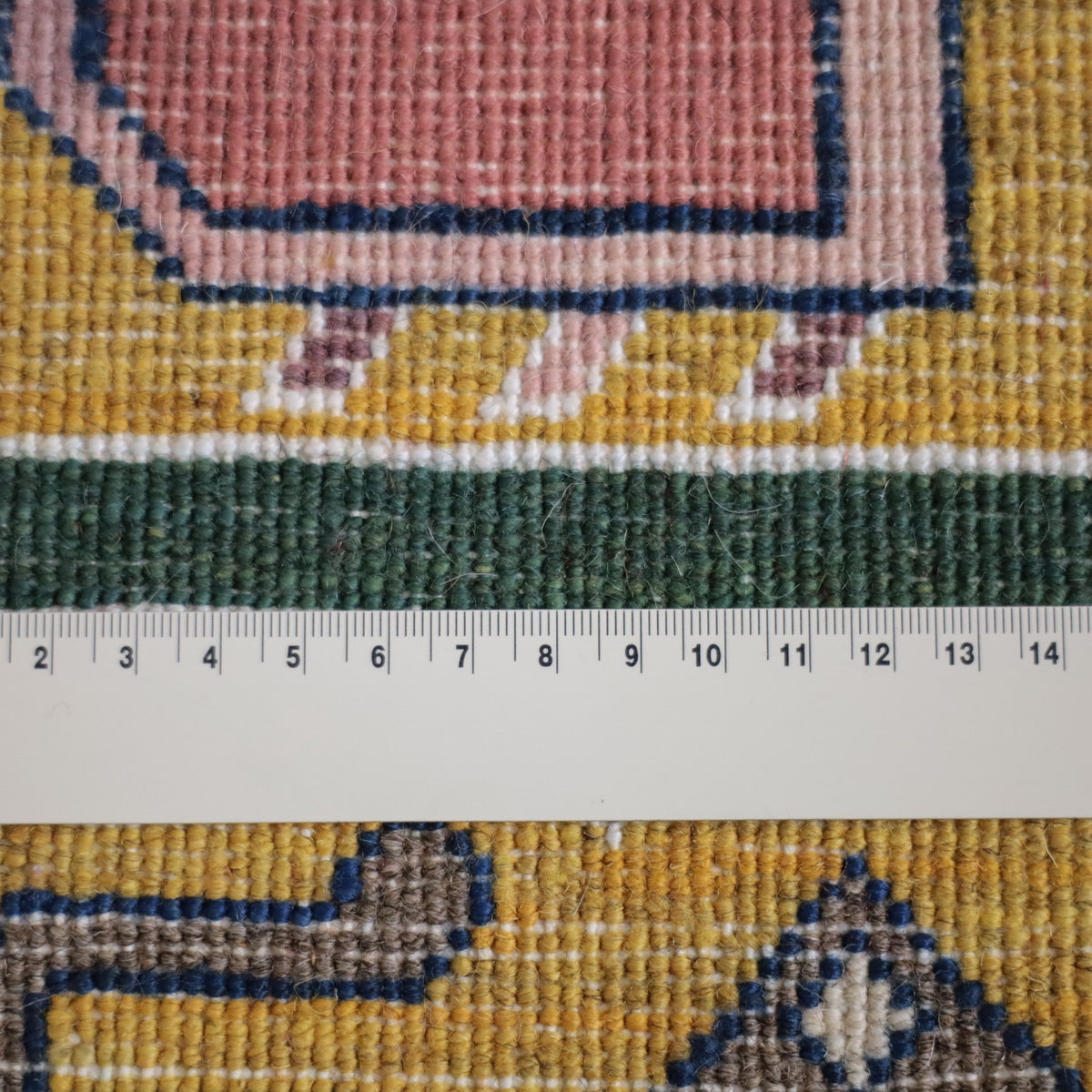 ギャッベ(ルリバフ) 67×65cm(HP-11972)