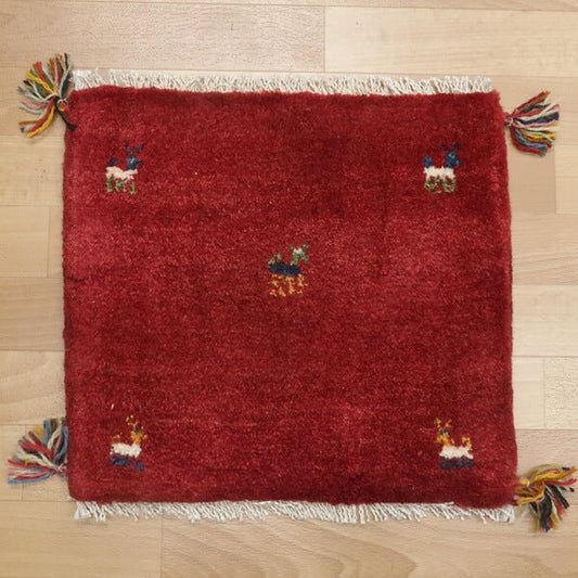 【2枚で46,000円】ギャッベ 40×43cm(HP-36672)