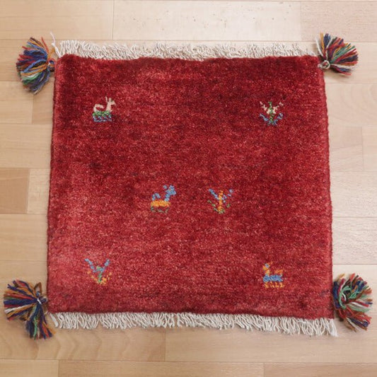 【2枚で46,000円】ギャッベ 41×43cm(HP-36780)