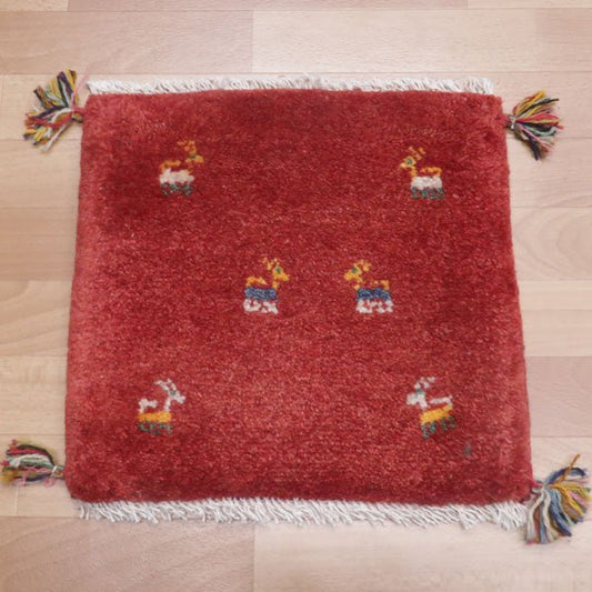 【2枚で46,000円】ギャッベ 40×41cm(HP-36824)