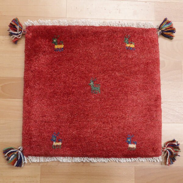 【2枚で46,000円】ギャッベ 44×44cm(HP-36840)