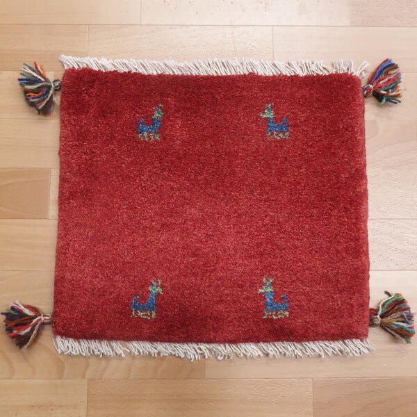 【2枚で46,000円】ギャッベ 37×43cm(HP-36919)