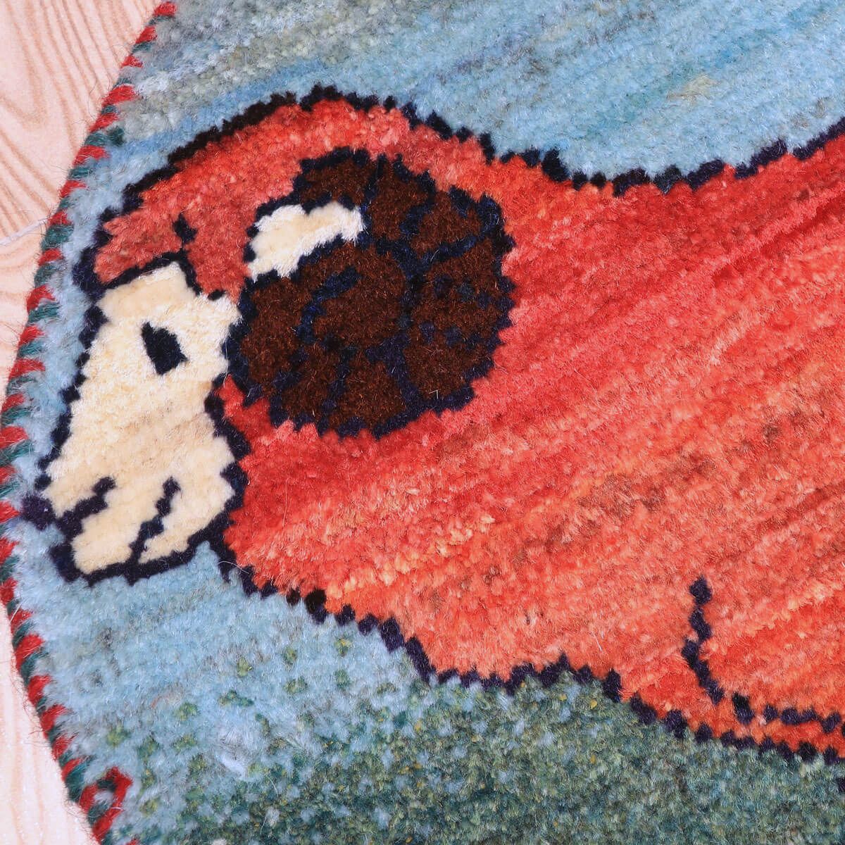 ギャッベ(ギャベ)カシュクリ 42×40cm(HP-70072)