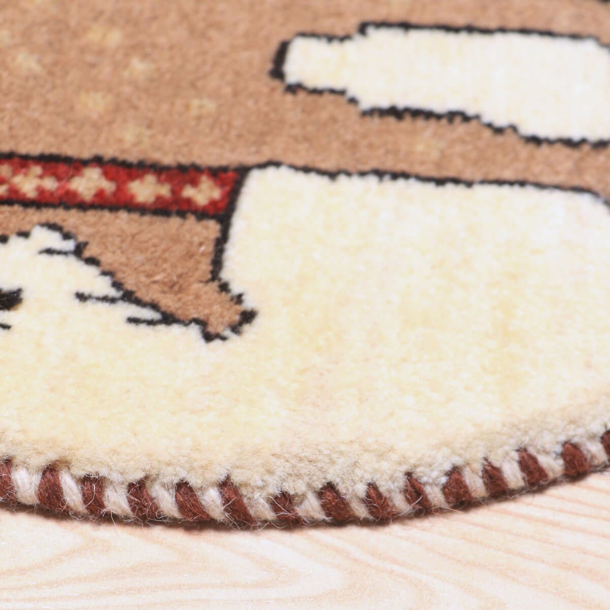 ギャッベ(ギャベ)カシュクリ 40×40cm(HP-70074)