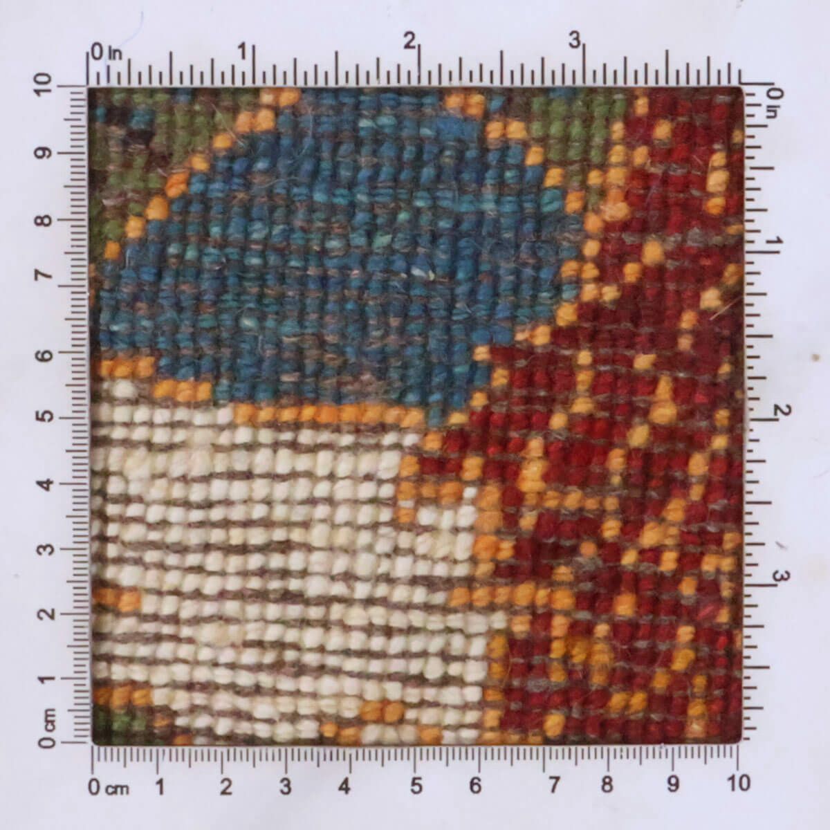 ギャッベ(ギャベ)カシュクリ 42×40cm(HP-70076)