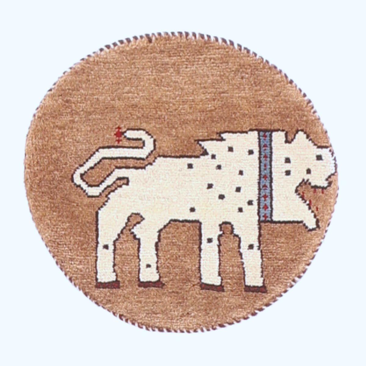 ギャッベ(ギャベ)カシュクリ 42×41cm(HP-70081)