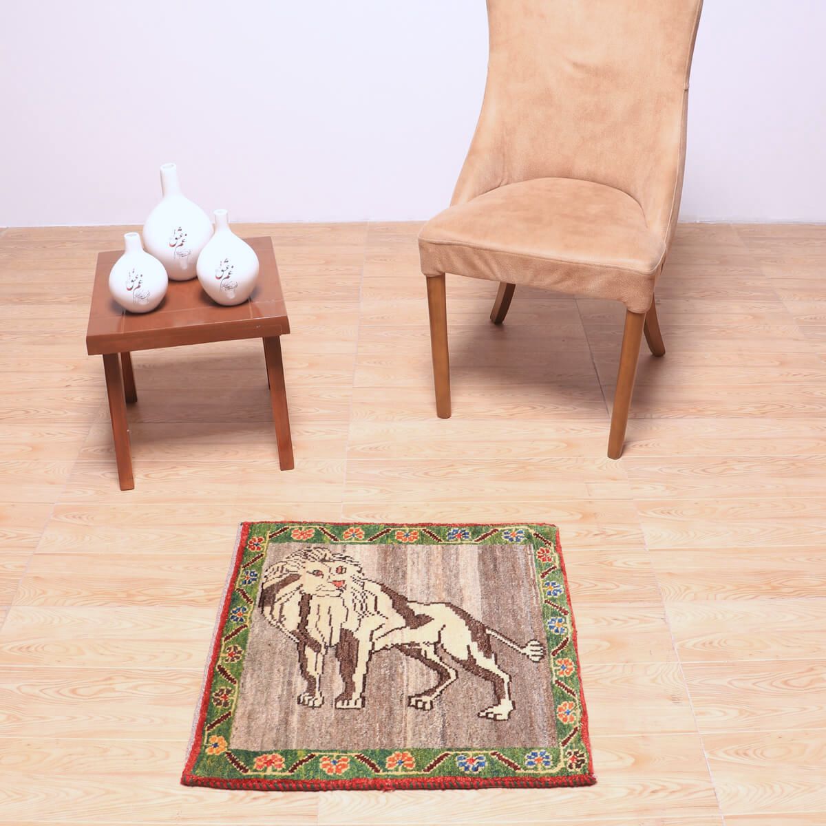 ギャッベ(ギャベ)カシュクリ 63×61cm(HP-70108)