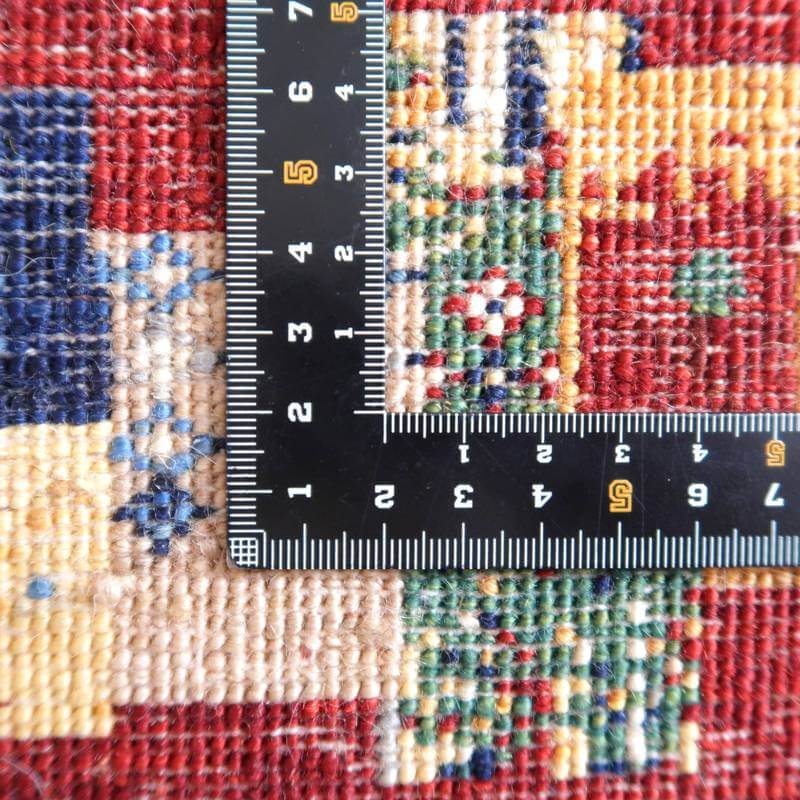 プレミアムギャッベ/ホシナマイ(ルリバフ) 136×46cm(HR-10946)