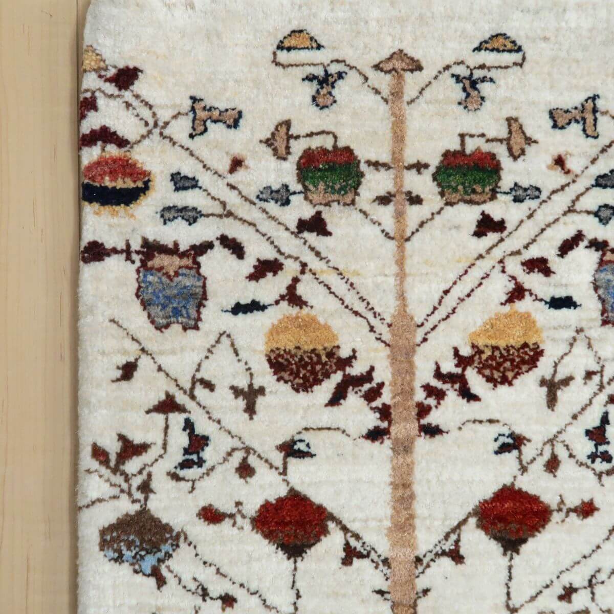 プレミアムギャッベ/ホシナマイ(ルリバフ) 140×45cm(HR-11084)