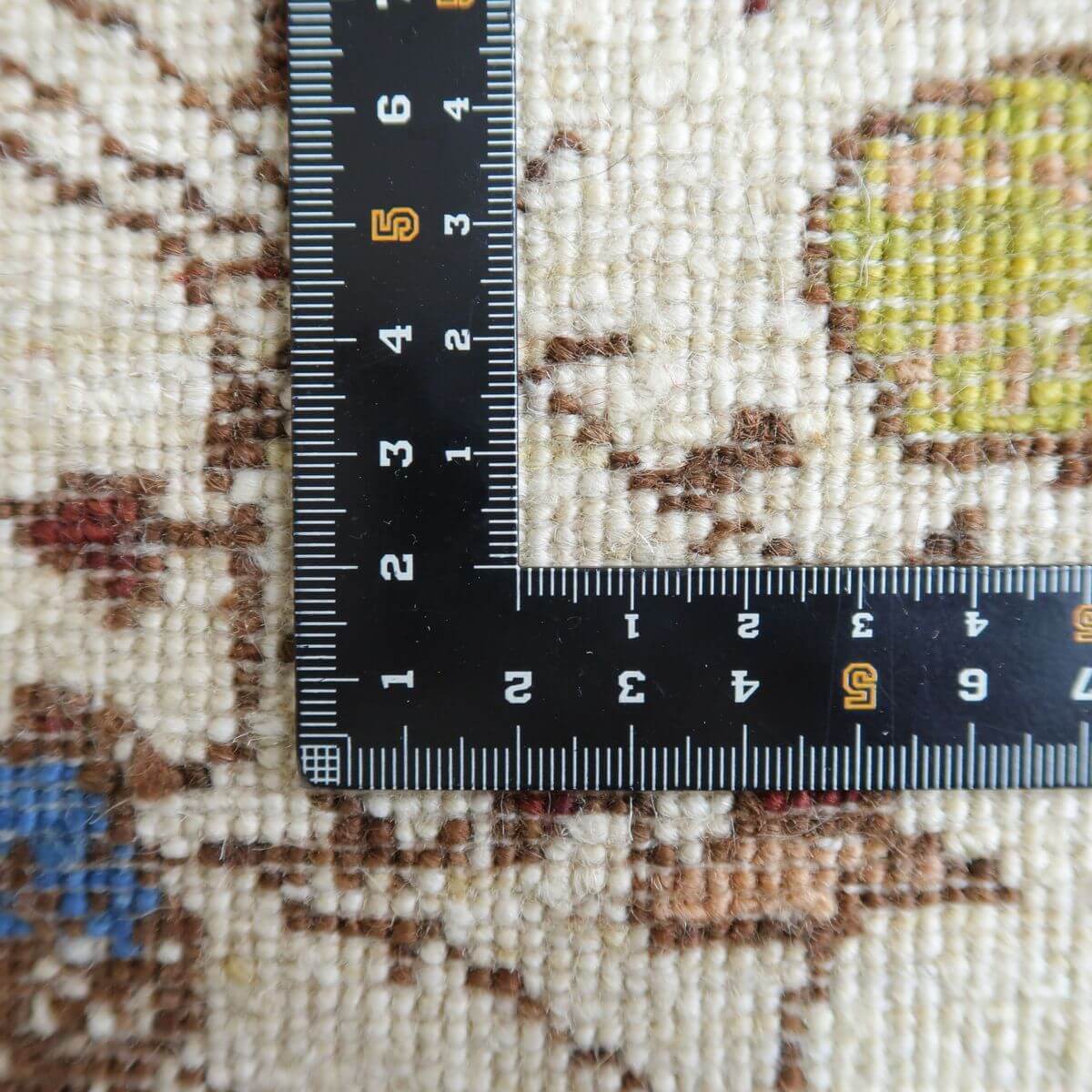 プレミアムギャッベ/ホシナマイ(ルリバフ) 140×45cm(HR-11084)