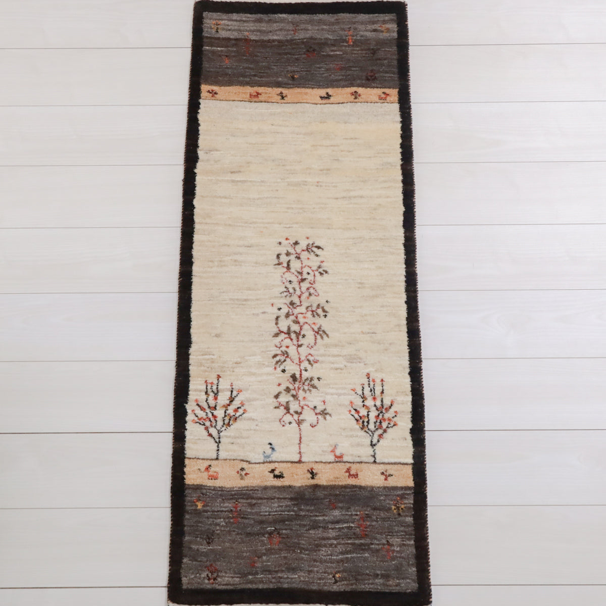 ギャッベ(カシュクリ) 139×54cm(HR-11819)