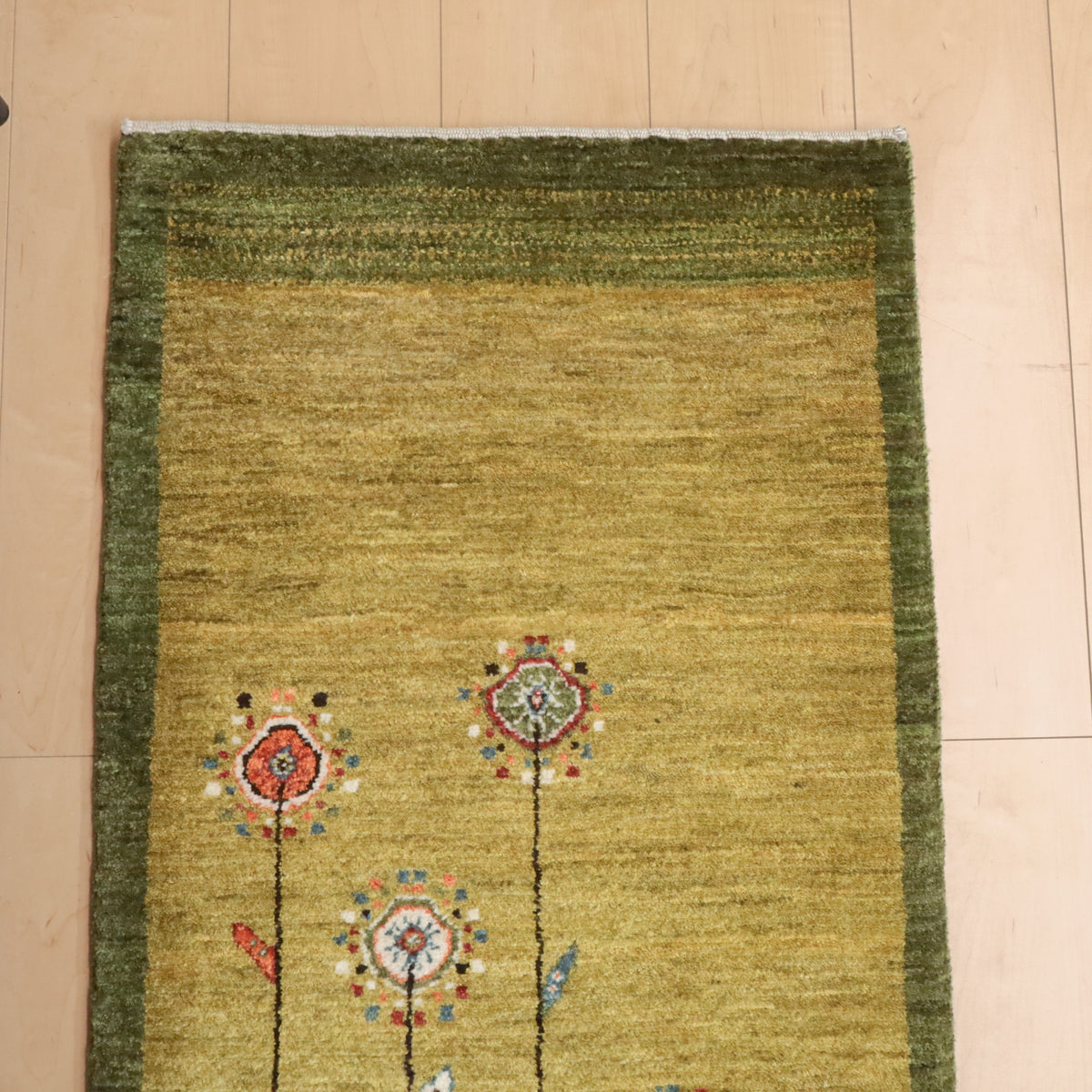 ギャッベ(ルリバフ) 150×56cm(HR-11841)