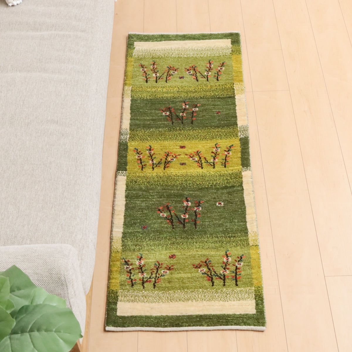 ギャッベ(カシュクリ) 149×49cm(HR-11847)