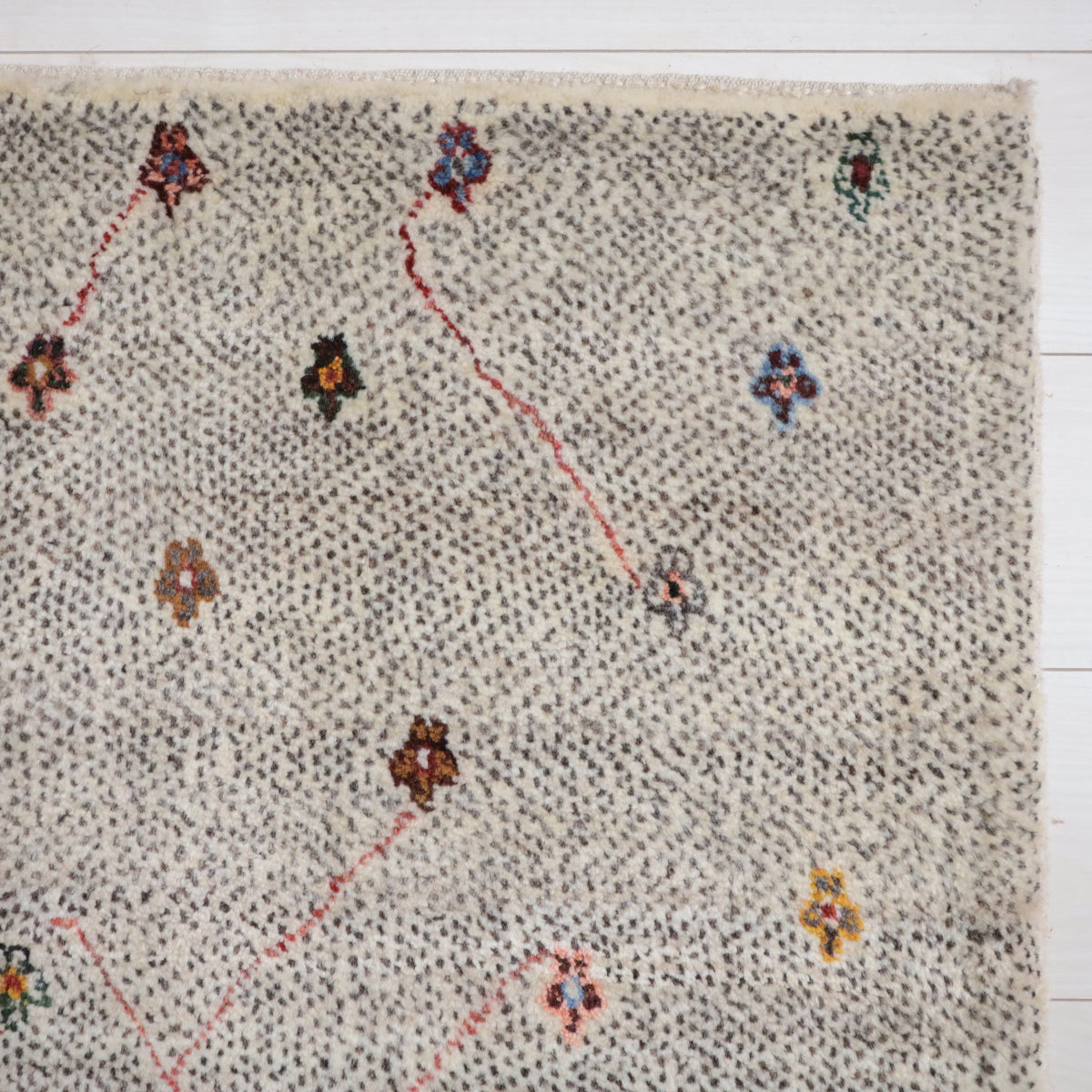 ギャッベ(ルリバフ) 145×58cm(HR-11987)