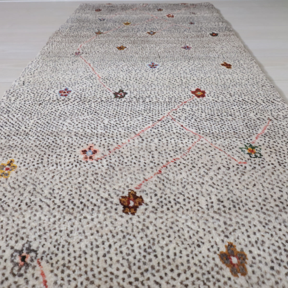 ギャッベ(ルリバフ) 145×58cm(HR-11987)