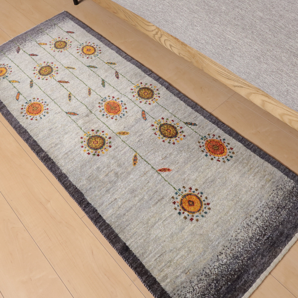 ギャッベ(ルリバフ) 156×61cm(HR-12007)