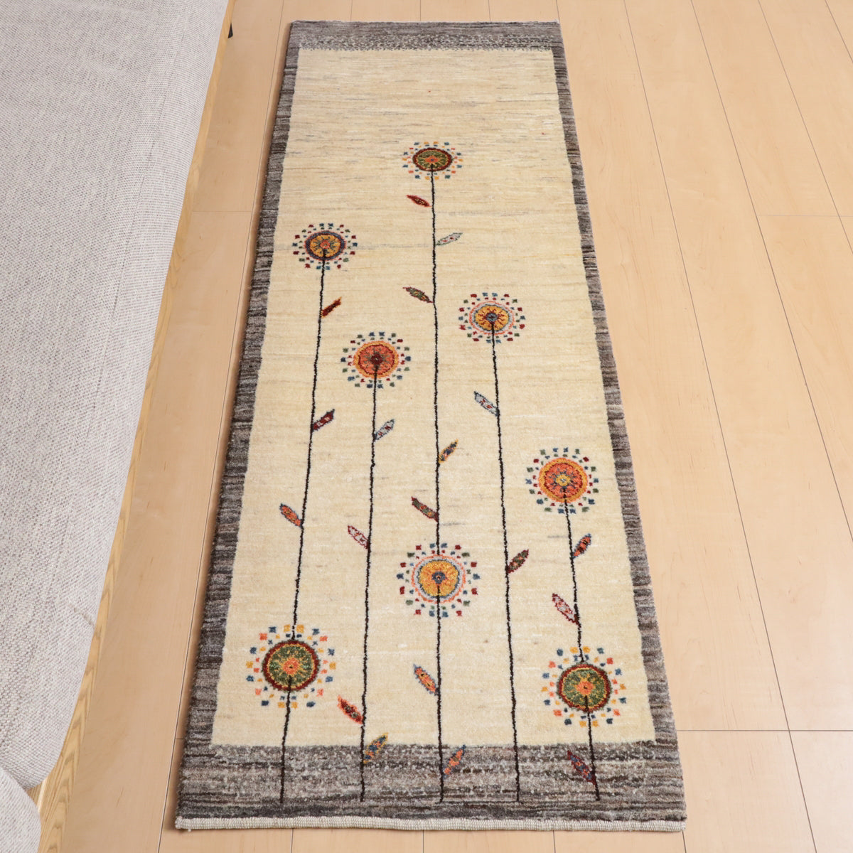 ギャッベ(ルリバフ) 161×60cm(HR-12010)
