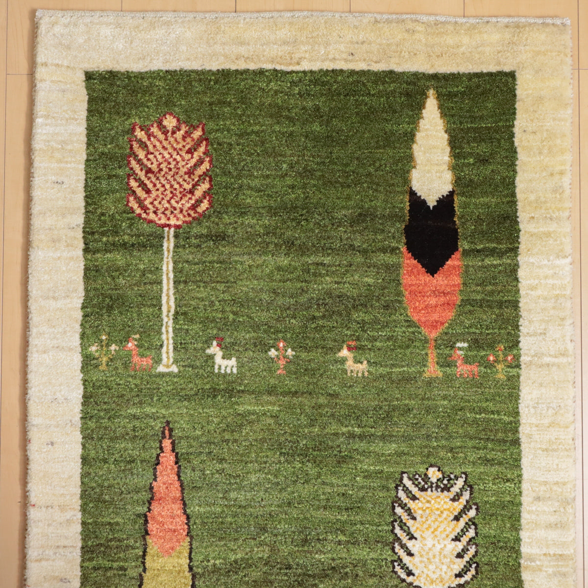 ギャッベ(ルリバフ) 238×71cm(HR-12022)