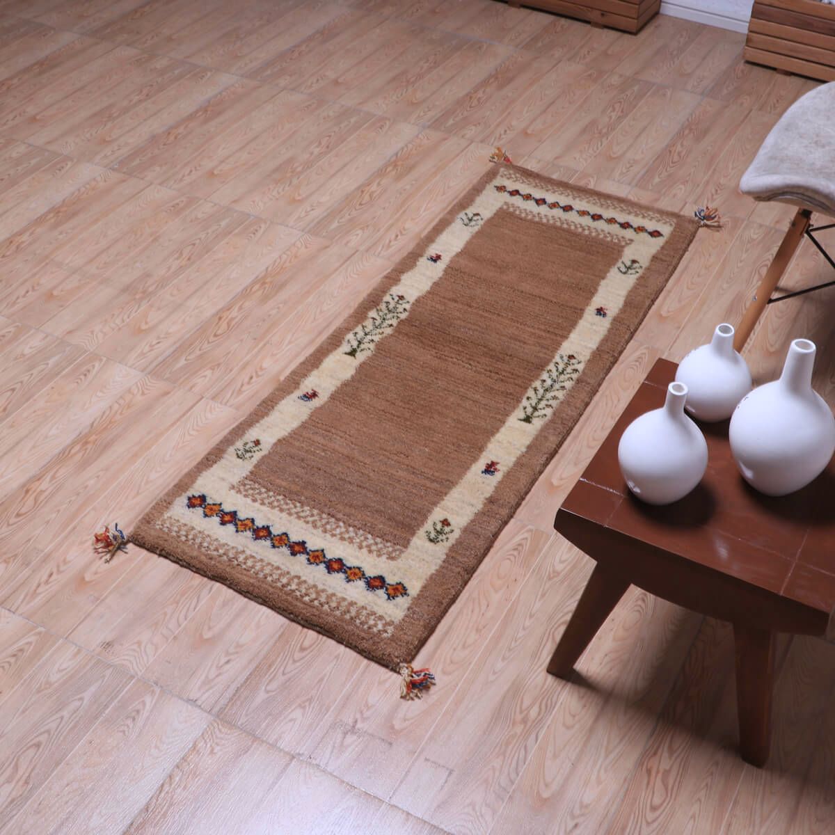 ギャッベ(ギャベ)カシュクリ 146×55cm(HR-70240)