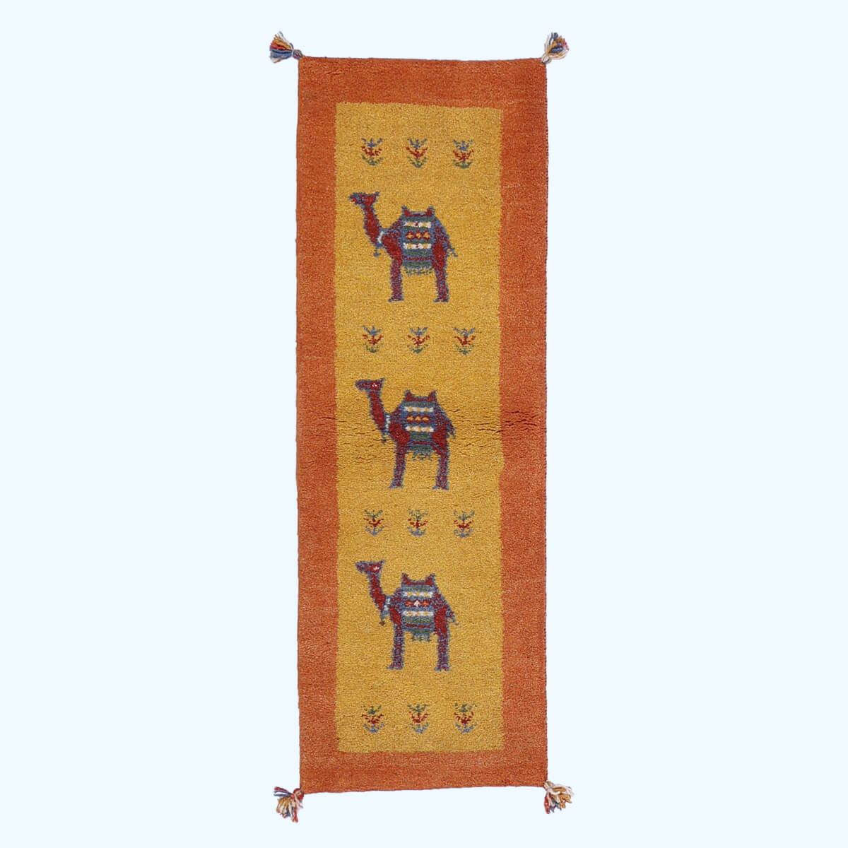 ギャッベ(ギャベ)カシュクリ 144×49cm(HR-70241)