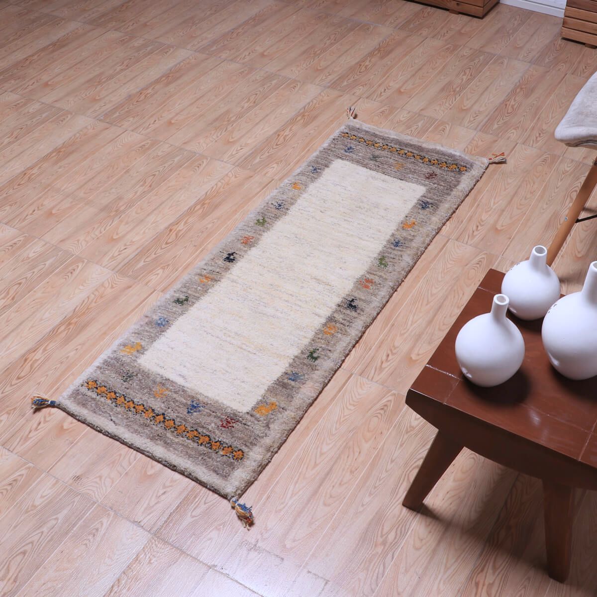 ギャッベ(ギャベ)カシュクリ 146×50cm(HR-70243)