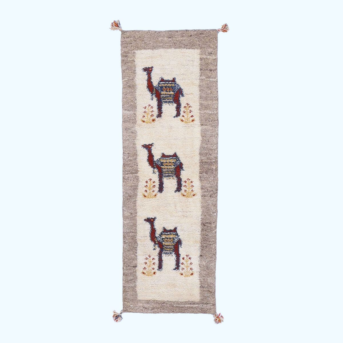 ギャッベ(ギャベ)カシュクリ 143×49cm(HR-70244)