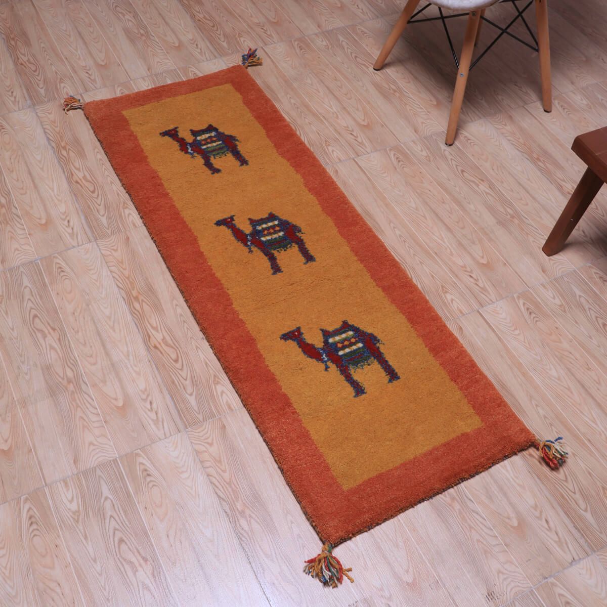 ギャッベ(ギャベ)カシュクリ 147×49cm(HR-70245)