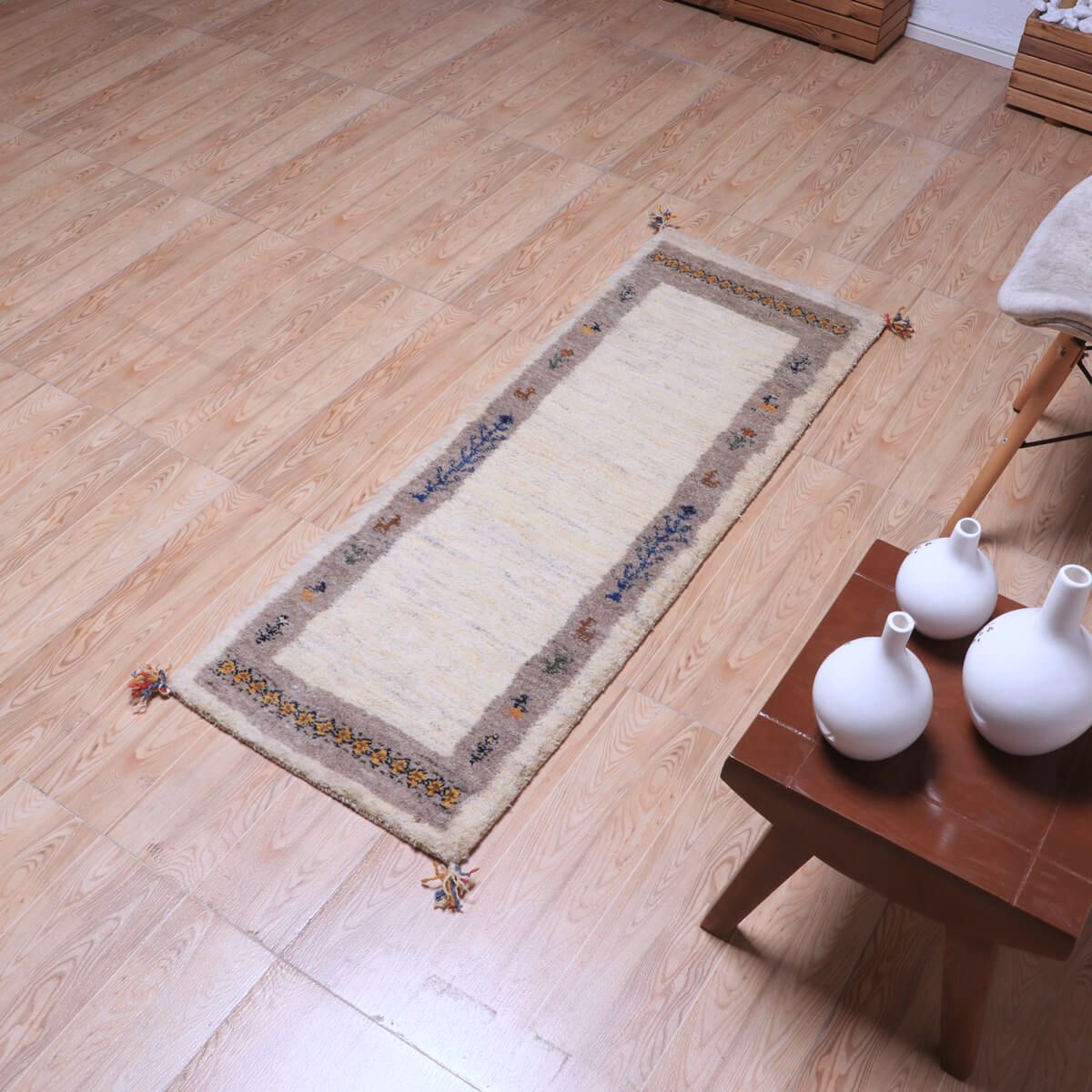 ギャッベ(ギャベ)カシュクリ 143×48cm(HR-70251)