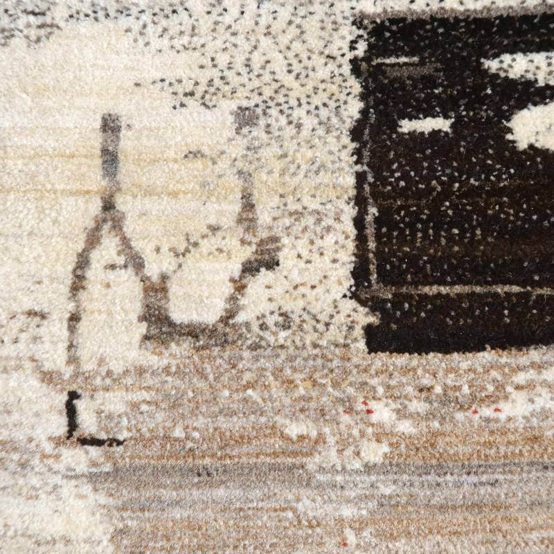プレミアムギャッベ/ホシナマイ(カシュクリ) 126×79cm(HS-10908)